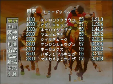 Thoroughbred-tachi no Eikan - The Victorious Thoroughbreds (JP) screen shot game playing